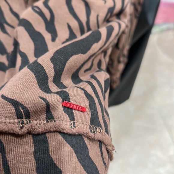 n: Philanthropy Zebra Hoodie Sweatshirt - Picture 4 of 7